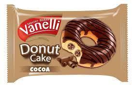 Vanelli Donut Cacao 40gr 6*24 (кекс пончик) №72665