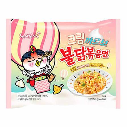Лапша Samyang Hot Chicken Carbonara Cream   140гр