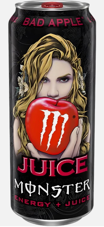 Энергетический напиток Monster Energy Bad Apple со вкусом яблока, 500 мл