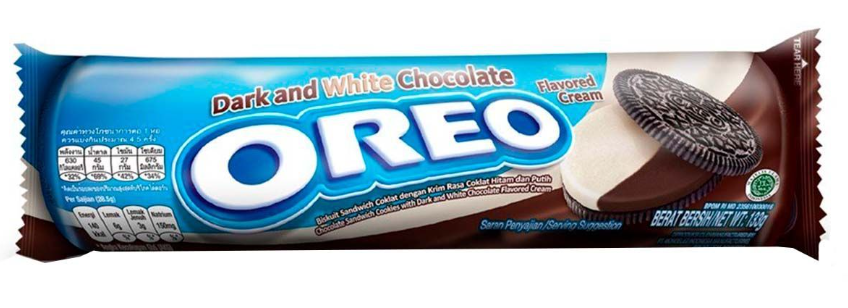 Печенье Oreo Dark & White 119, 6 гр (24шт-упак)