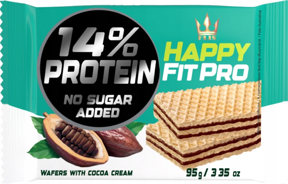 Вафли Happy Fit Pro PROTEIN Какао 95 гр