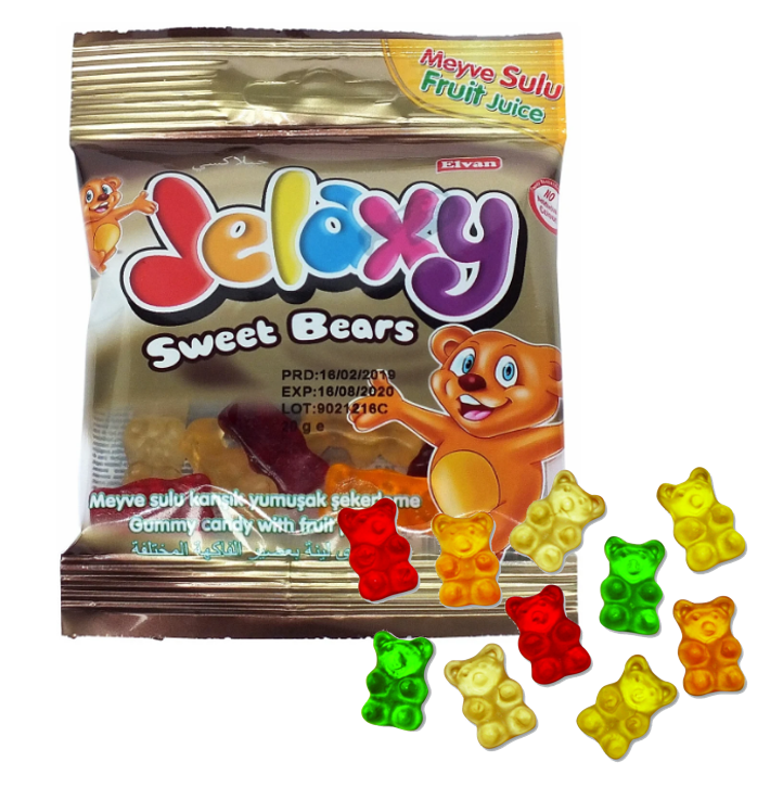 Жев. мармелад Jelaxy Sweet Bears Мишки 80 гр. (12 шт. в упаковке)
