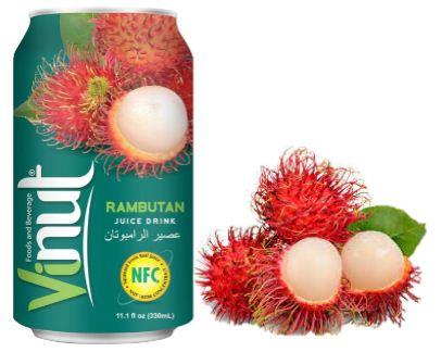 Напиток Vinut Rambutan Juice Рамбутан  330ml (24шт-упак) / Вьетнам