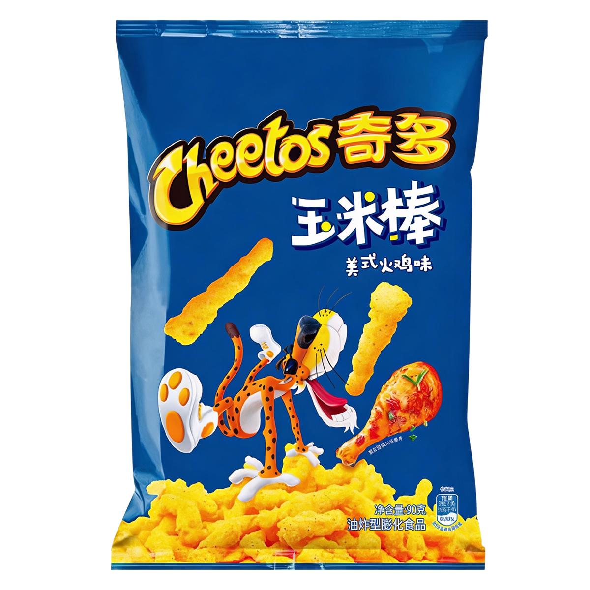 Кукурузные чипсы Cheetos American Turkey со вкусом американской индейки, 90 г