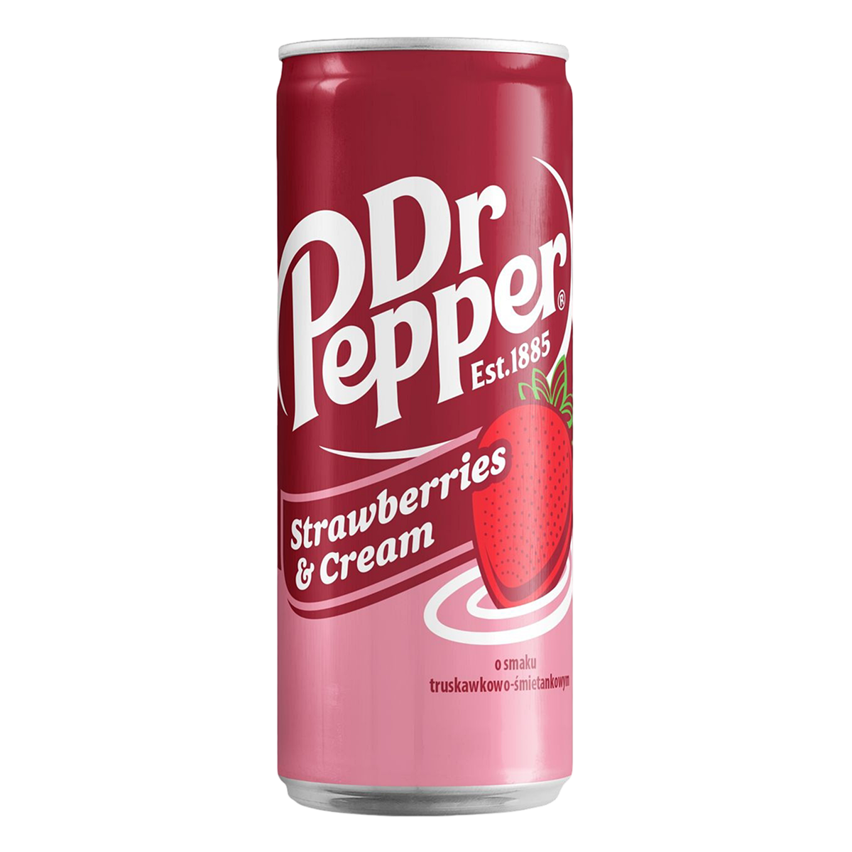 Газированный напиток Dr Pepper Strawberries & Cream, 330 мл