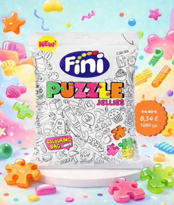 Жев.мармелад PUZZLE Jellies 90 гр.  /FINI Испания/