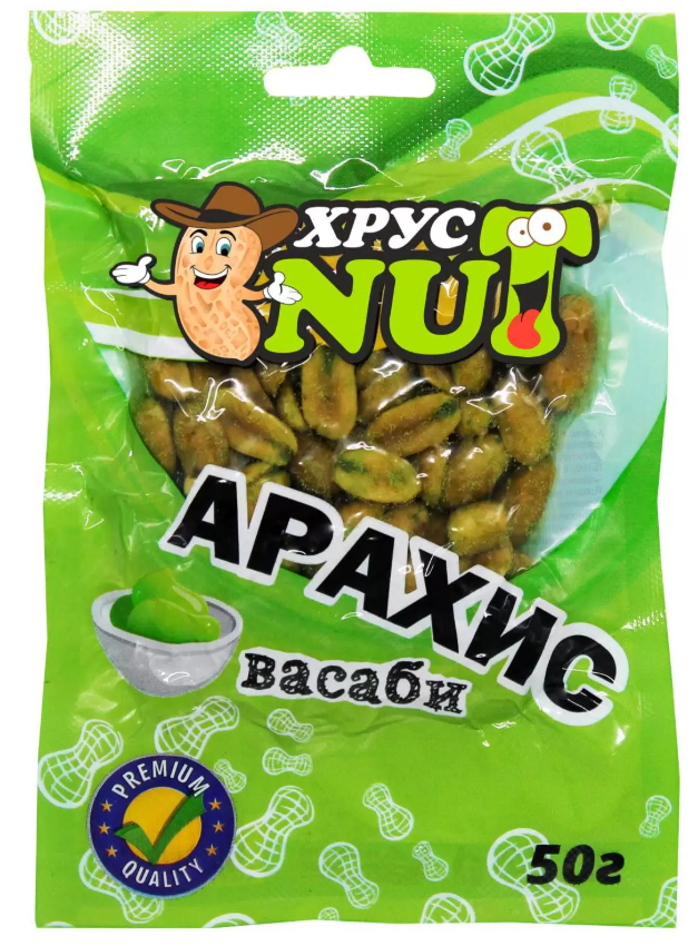 Арахис ХрустNUT васаби 50 гр