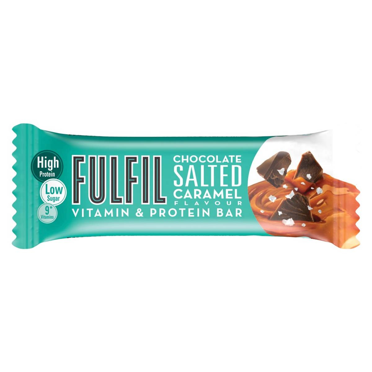 Витаминно-протеиновый батончик Ferrero FULFIL с соленой карамелью в шоколаде, 40 г