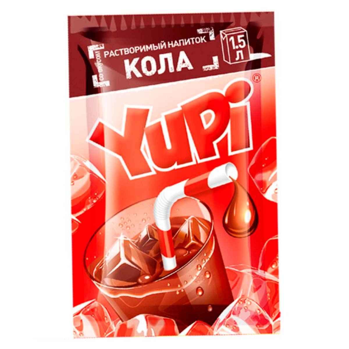Растворимый напиток Yupi Кола  12 гр (24 шт в уп)