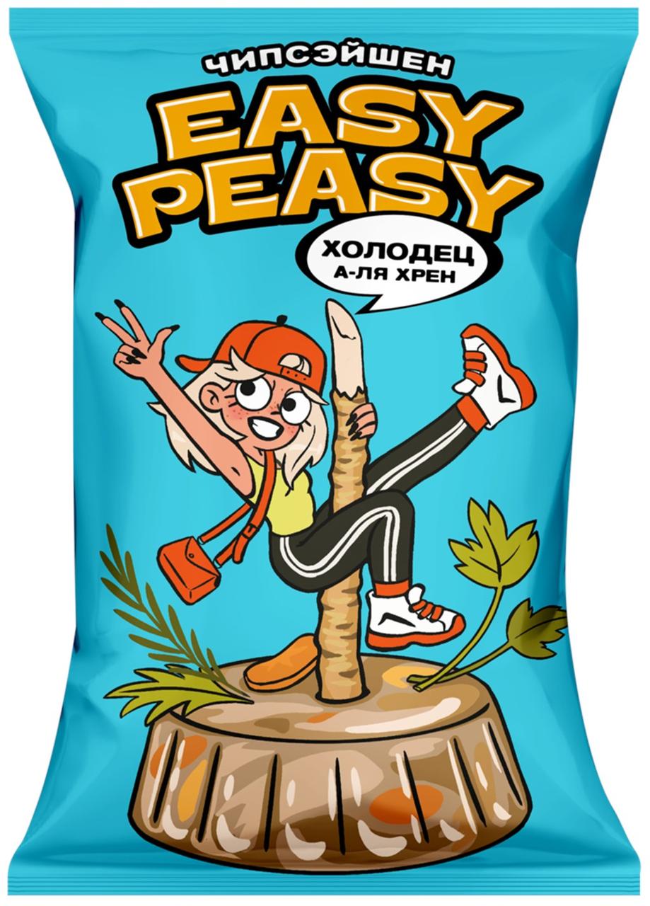 Чипсы EASY PEASY Холодец с хреном 70гр (12 шт-упак) /РОССИЯ/