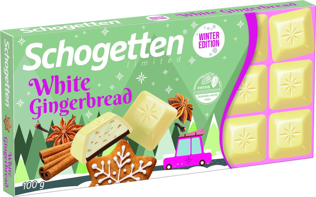 Молочный шоколад Schogetten White GingerBread 100гр (15 шт. в упаковке)
