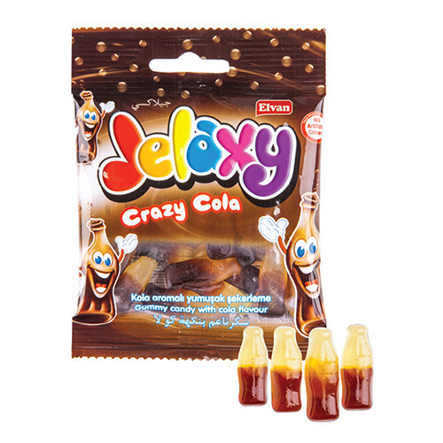 Жев. мармелад Jelaxy Crazy Cola Кола 80 гр. (12 шт. в упаковке)