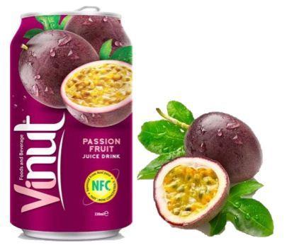 Напиток Vinut Passion fruit Juice Маракуйя 330ml (24шт-упак) / Вьетнам