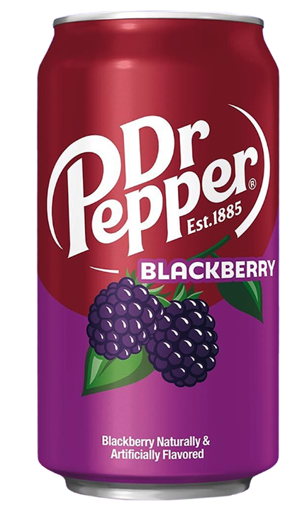 Газ.напиток Dr.Pepper Blackberry 355ml США (12шт-упак)