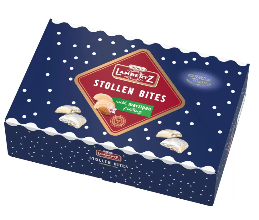 Штолен Stollen Bites с марципаном 1000гр. / Lambertz