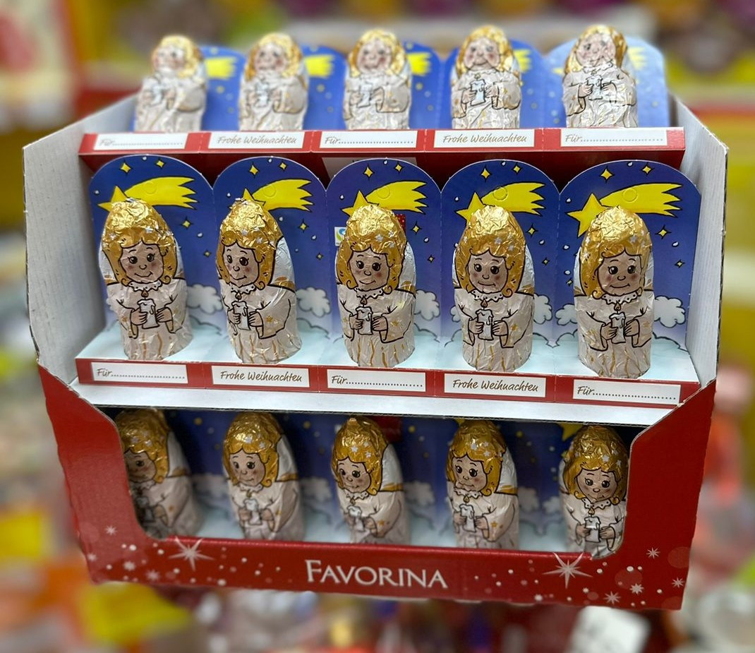 Шоколадные Фигурки Ангелочки 62,5 гр/  Favorina /Германия/