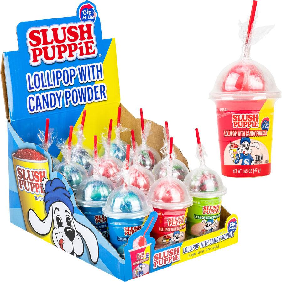 Леденец Dip-N-Lik Slush Puppie Lollipop with Candy powder   47гр