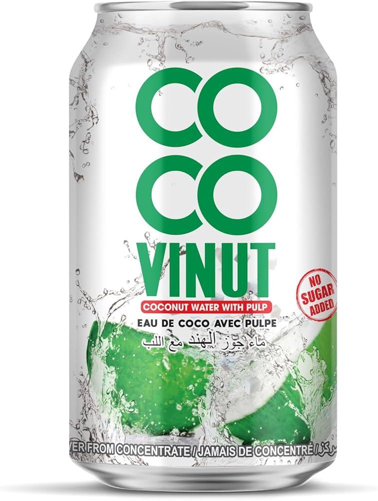 Напиток Vinut Кокосовая вода с мякотью 330ml (24шт-упак) / Вьетнам 0