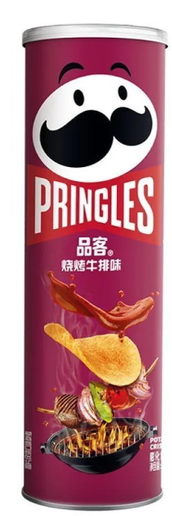 Чипсы PRINGLES со вкусом BBQ 110 гр (20 шт в упаковке) КИТАЙ