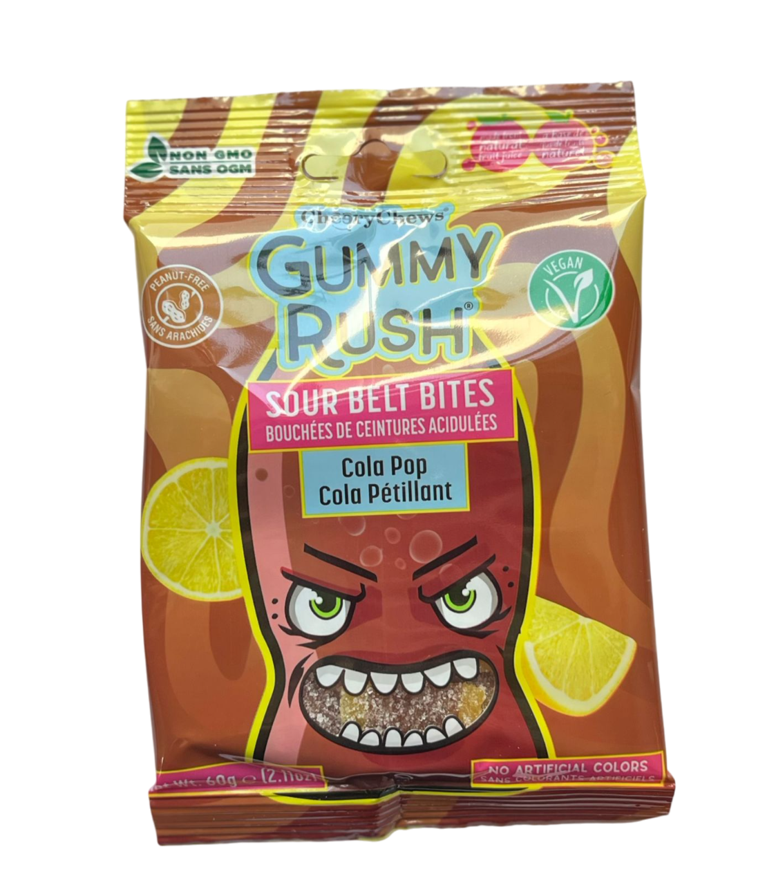 Жев.мармелад Кислые язычки Cola Pop 60 гр / Gummy Rush