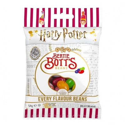 Драже жевательное Гарри Поттер / Harry Potter "Ассорти Bertie Boot's" 54гр (пакет) /Jelly Belly/