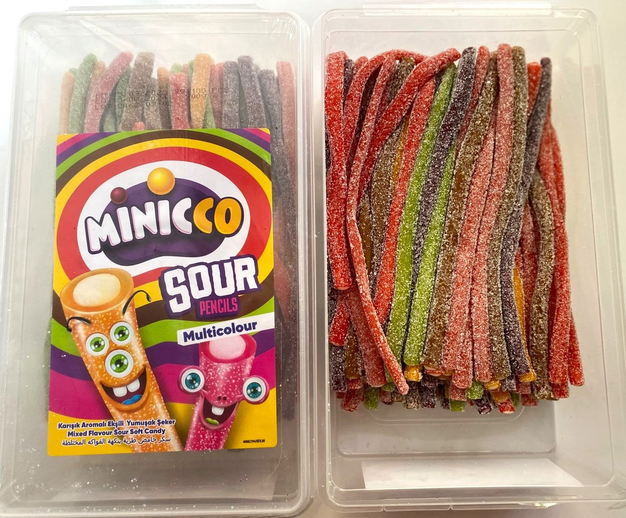 Жев.мармелад MINICCO sour Pencil Разноцветные карандаши КИСЛЫЕ 0.9 кг / Турция