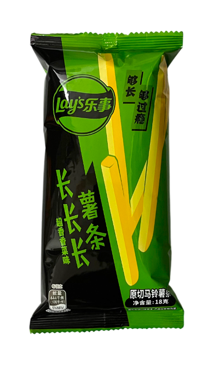 Картофель фри LAY'S Long Кориандр 18 гр  (зелёный) (24шт в упак)