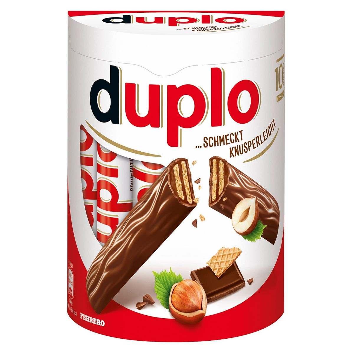 Шоколадный батончик Ferrero Duplo, 182 г