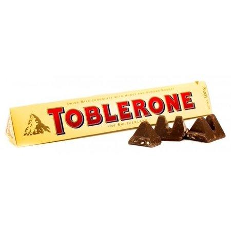 Шоколад Молочный Toblerone С Медово-Миндальной Нугой 100 гр Швейцария