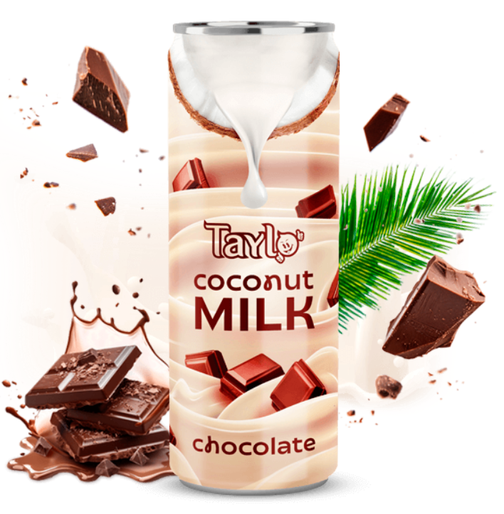 Напиток Taylo Coconut Milk Chocolate 250 ml (24 шт в упак) / Вьетнам