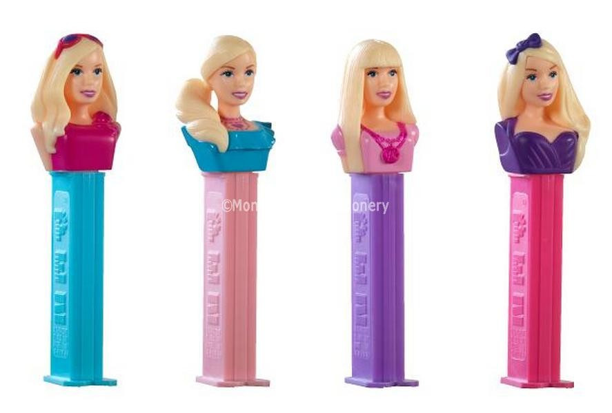 PEZ Игрушка Кукла Барби + конфеты 17 гр /Венгрия/
