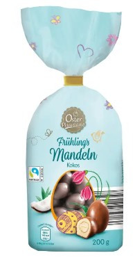 Шоколадные яйца OSTER kokos КОКОС 200гр /ГЕРМАНИЯ/