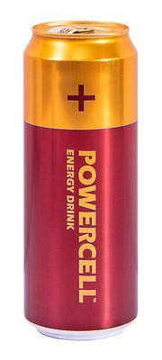 Энергетический напиток Powercell Вишня (Пауэрселл) батарейка безалкогольный 450ml (12шт упак)