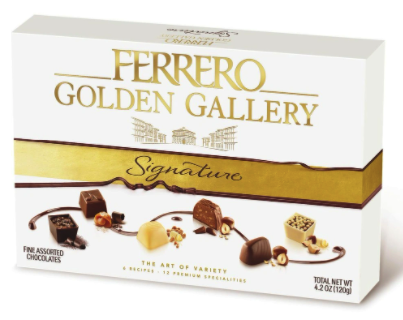 Набор конфет Ferrero Rocher Golden Galerry 120гр.
