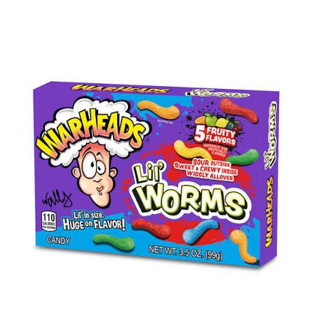 Жев.конфеты Warheads Lil Worms Sour    99гр