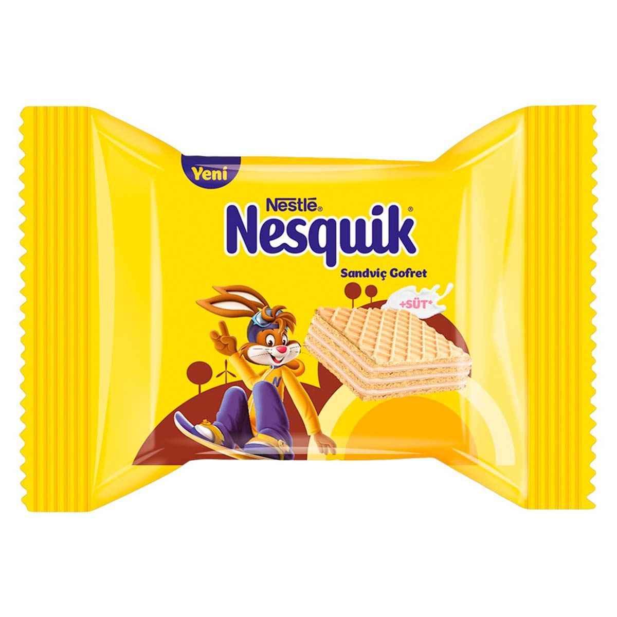 ВАФЛИ С КРЕМОМ NESQUIK 22гр (24шт в уп)