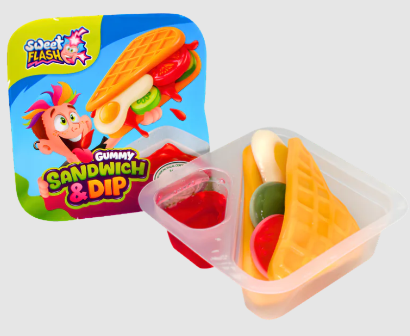 Жидкая конфета и мармелад Sandwich & Dip 42 г / Sweet Flash