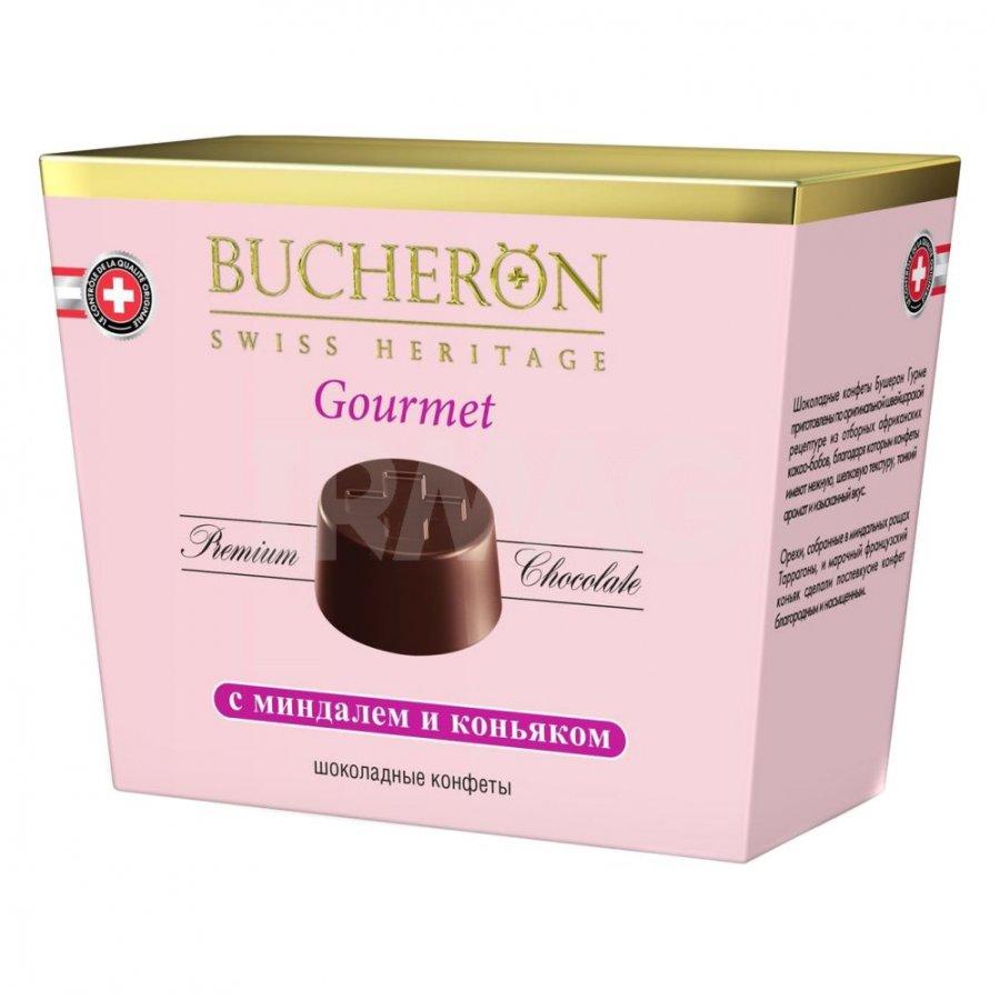 Bucheron GOURMET шоколадные конфеты c миндалём 175гр (6шт - упак)