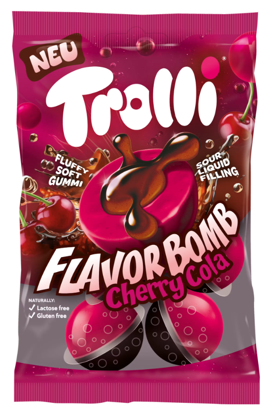 Жев.мармелад Trolli Flavour Bomb Cherry Cola 75гр