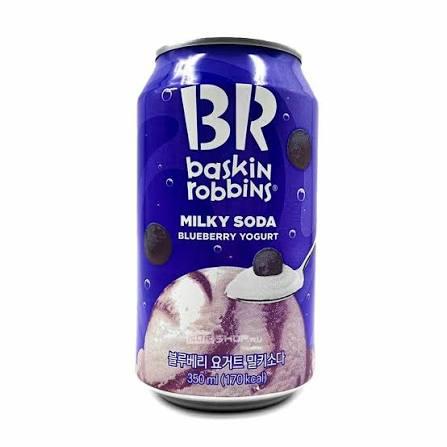 Газ.напиток Baskin Robbins Milky Soda Blueberry Yogurt    350мл