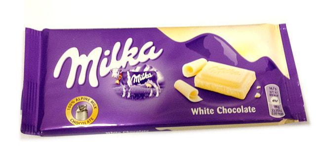 Milka White Chocolate 90 гр (24 шт. в упаковке)