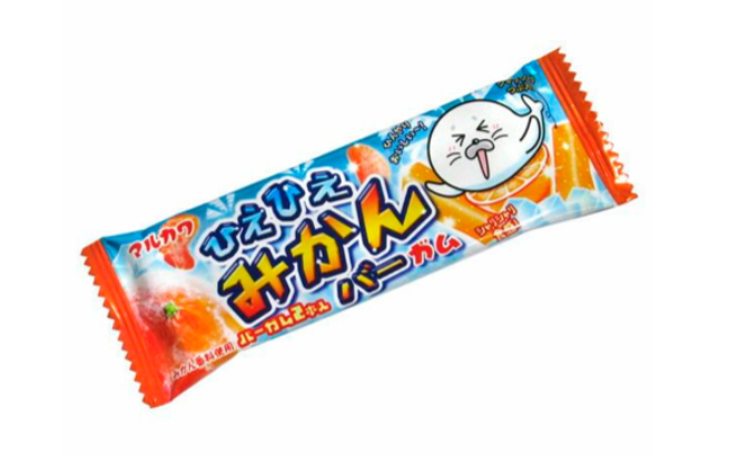 Жев.резинка Marukawa Chilly Mikan Bar Gum 14гр (20 шт в упак)