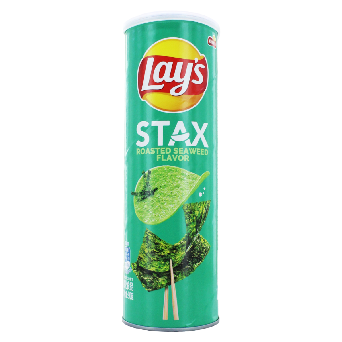 Картофельные чипсы Lay's Stax Roasted Seaweed со вкусом жареных морских водорослей, 90 г
